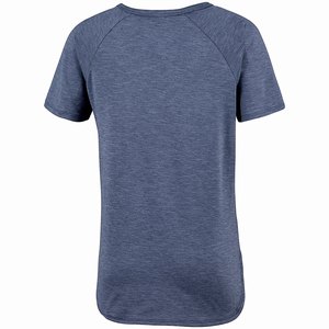 Columbia Silver Ridge II™ Kortärmad T-Shirt Flickor Marinblå (AHEXZ4286)